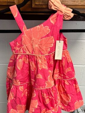 NWT - Rachel Zoe Floral Sundress 'Coral/Pink' - Size 3T